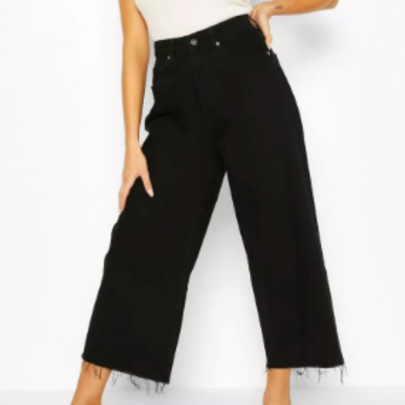Topshop MOTO High-Waisted Wide-Leg Jeans - Picture 6 of 6